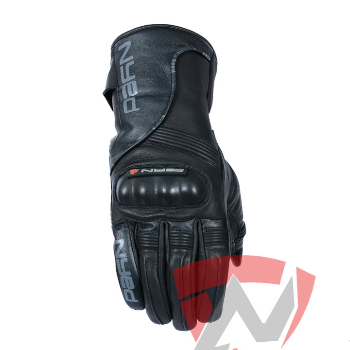 Winter Motorcycle Gloves Black Red